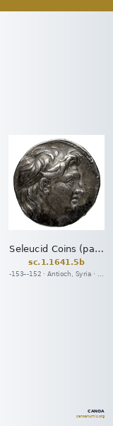 Seleucid Coins (part 2) 1641.5b — CANOA