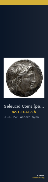 Seleucid Coins (part 2) 1641.5b — CANOA