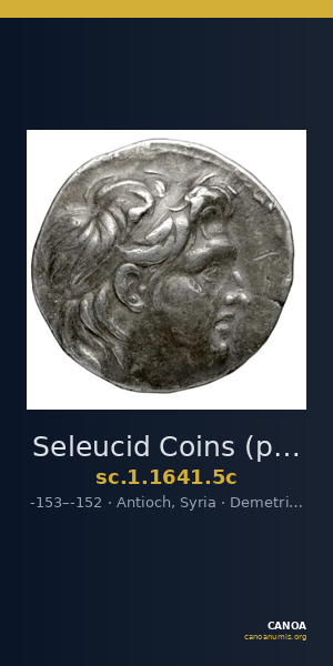 Seleucid Coins (part 2) 1641.5c — CANOA