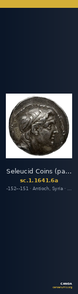 Seleucid Coins (part 2) 1641.6a — CANOA