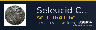 Seleucid Coins (part 2) 1641.6c — CANOA