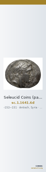 Seleucid Coins (part 2) 1641.6d — CANOA