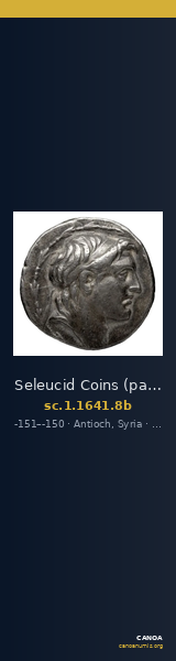 Seleucid Coins (part 2) 1641.8b — CANOA