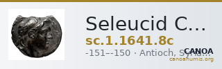 Seleucid Coins (part 2) 1641.8c — CANOA