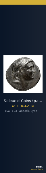 Seleucid Coins (part 2) 1642.1a — CANOA