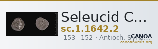 Seleucid Coins (part 2) 1642.2 — CANOA