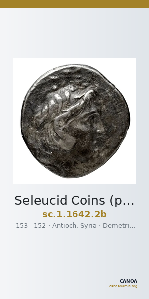 Seleucid Coins (part 2) 1642.2b — CANOA