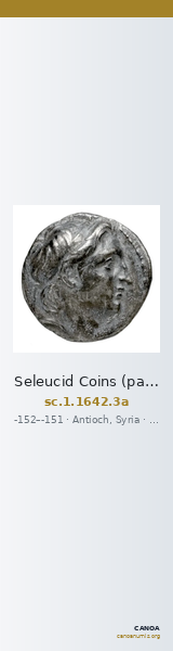 Seleucid Coins (part 2) 1642.3a — CANOA