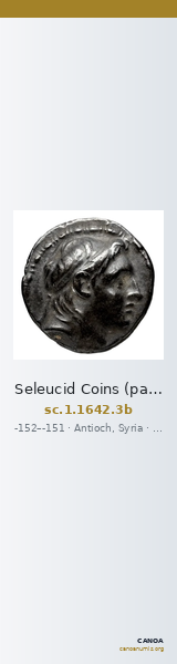 Seleucid Coins (part 2) 1642.3b — CANOA