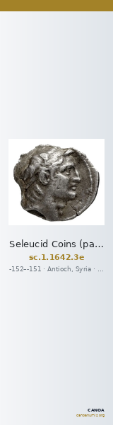 Seleucid Coins (part 2) 1642.3e — CANOA