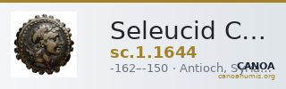 Seleucid Coins (part 2) 1644 — CANOA
