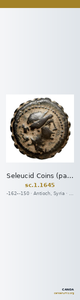 Seleucid Coins (part 2) 1645 — CANOA