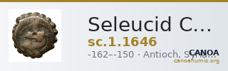 Seleucid Coins (part 2) 1646 — CANOA