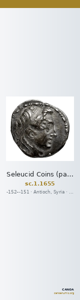 Seleucid Coins (part 2) 1655 — CANOA