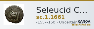 Seleucid Coins (part 2) 1661 — CANOA