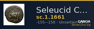 Seleucid Coins (part 2) 1661 — CANOA