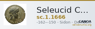 Seleucid Coins (part 2) 1666 — CANOA