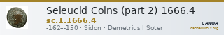 Seleucid Coins (part 2) 1666.4 — CANOA