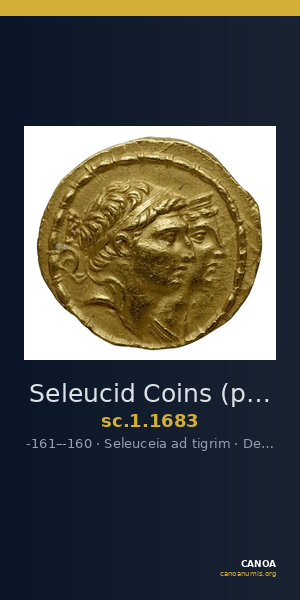 Seleucid Coins (part 2) 1683 — CANOA