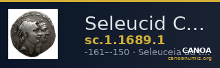 Seleucid Coins (part 2) 1689.1 — CANOA