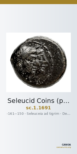 Seleucid Coins (part 2) 1691 — CANOA