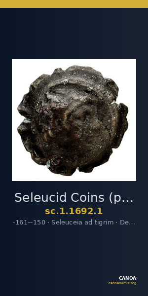 Seleucid Coins (part 2) 1692.1 — CANOA