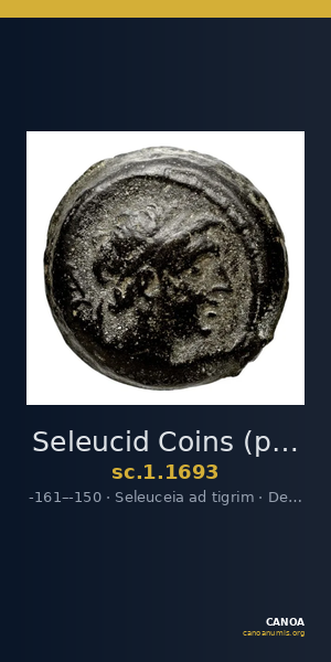 Seleucid Coins (part 2) 1693 — CANOA