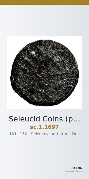 Seleucid Coins (part 2) 1697 — CANOA