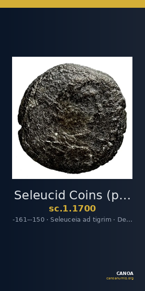 Seleucid Coins (part 2) 1700 — CANOA