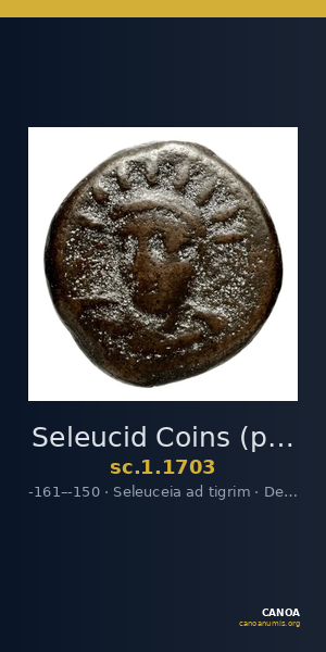Seleucid Coins (part 2) 1703 — CANOA