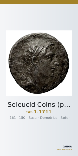 Seleucid Coins (part 2) 1711 — CANOA