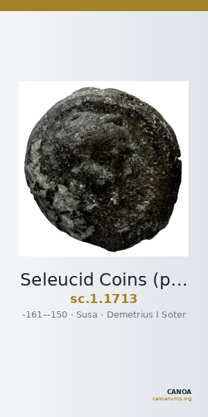 Seleucid Coins (part 2) 1713 — CANOA