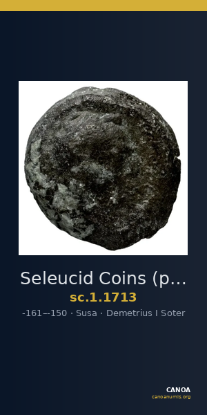 Seleucid Coins (part 2) 1713 — CANOA