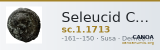 Seleucid Coins (part 2) 1713 — CANOA