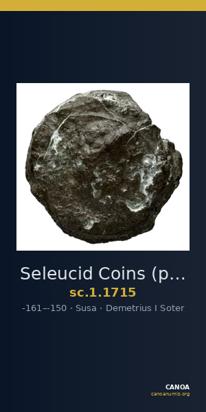 Seleucid Coins (part 2) 1715 — CANOA