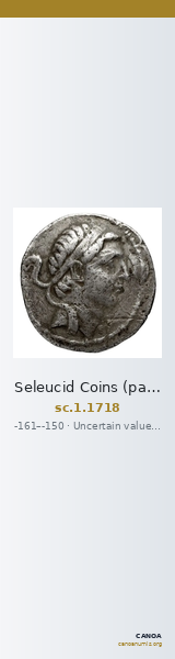 Seleucid Coins (part 2) 1718 — CANOA
