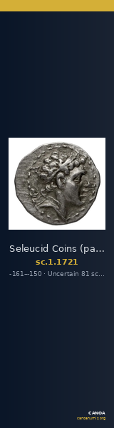 Seleucid Coins (part 2) 1721 — CANOA