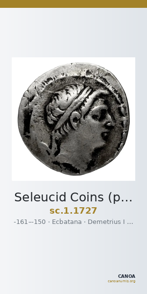 Seleucid Coins (part 2) 1727 — CANOA