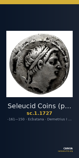 Seleucid Coins (part 2) 1727 — CANOA