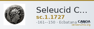 Seleucid Coins (part 2) 1727 — CANOA