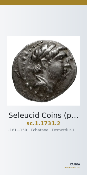 Seleucid Coins (part 2) 1731.2 — CANOA