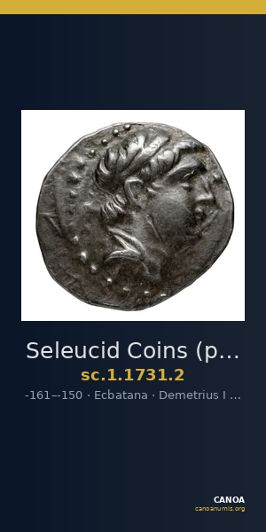 Seleucid Coins (part 2) 1731.2 — CANOA