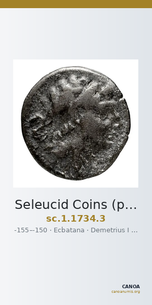 Seleucid Coins (part 2) 1734.3 — CANOA
