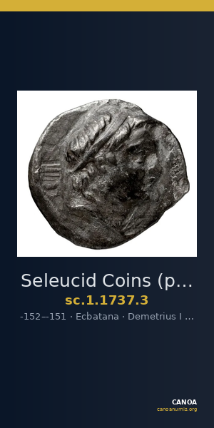 Seleucid Coins (part 2) 1737.3 — CANOA