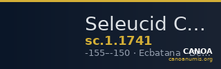 Seleucid Coins (part 2) 1741 — CANOA