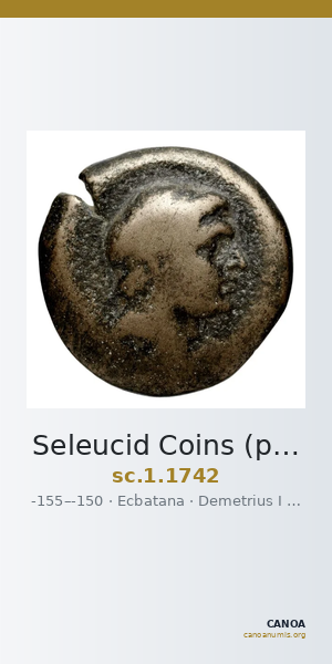 Seleucid Coins (part 2) 1742 — CANOA