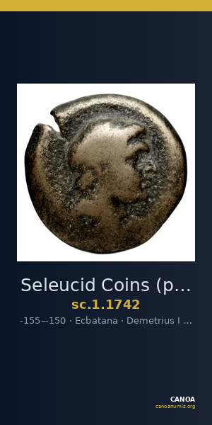 Seleucid Coins (part 2) 1742 — CANOA