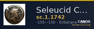 Seleucid Coins (part 2) 1742 — CANOA