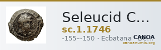 Seleucid Coins (part 2) 1746 — CANOA