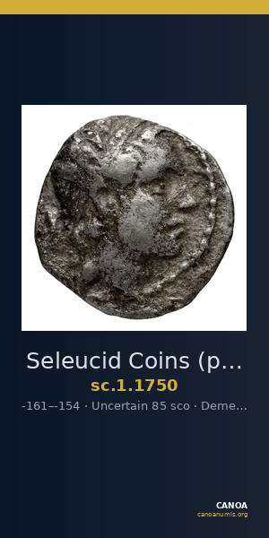 Seleucid Coins (part 2) 1750 — CANOA
